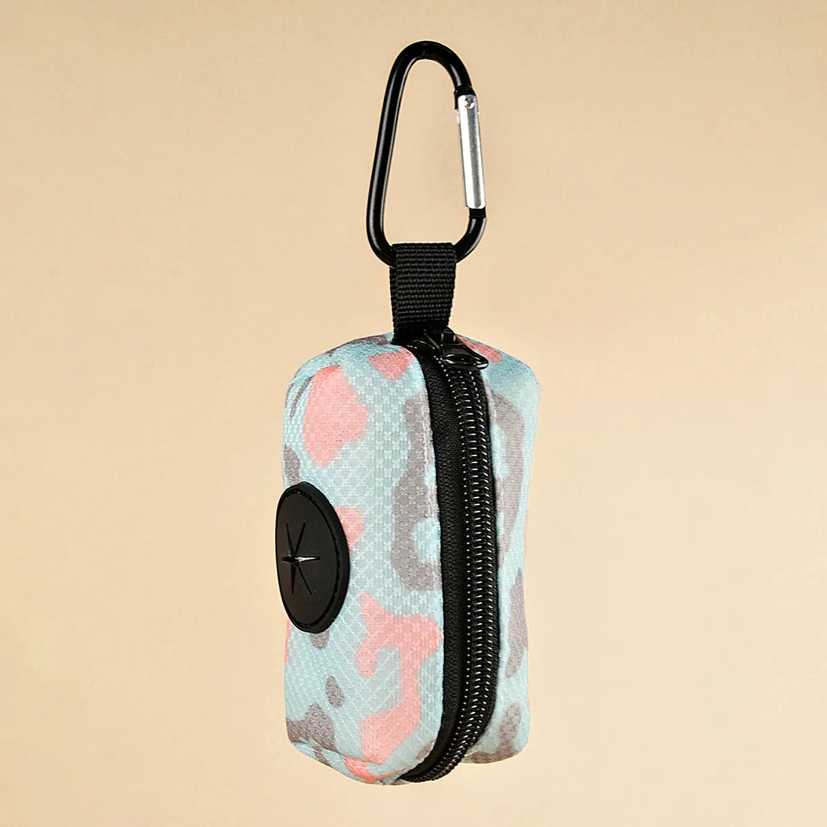 Distributeur de sacs à déjections pour chien motif bleu gris