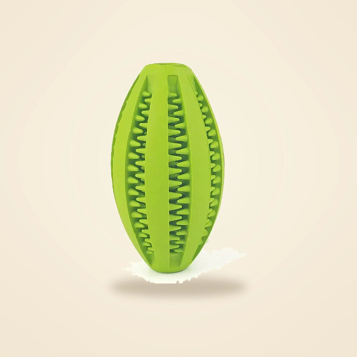Balle distributrice de friandises pour chien verte