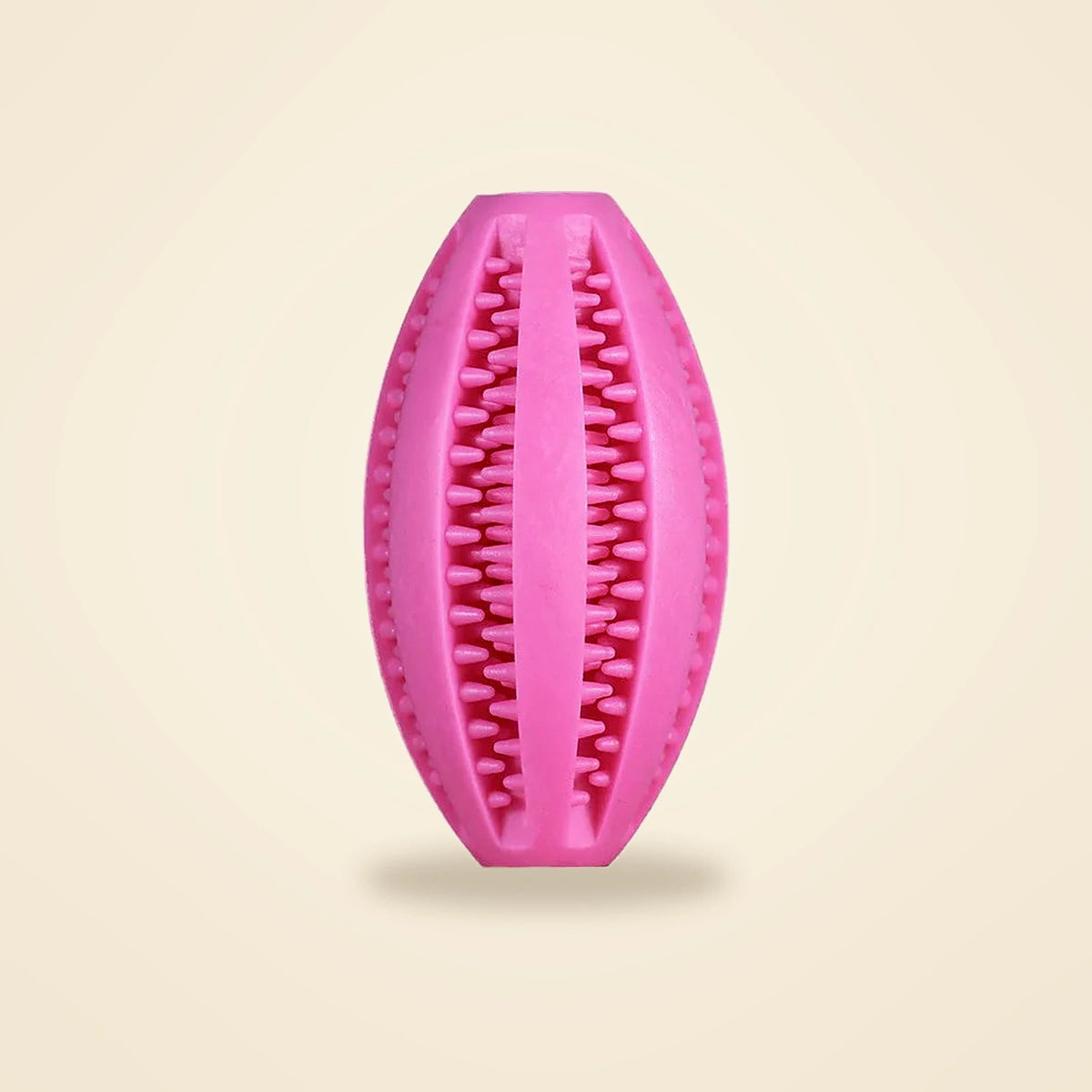 Balle distributrice de friandises pour chien rose
