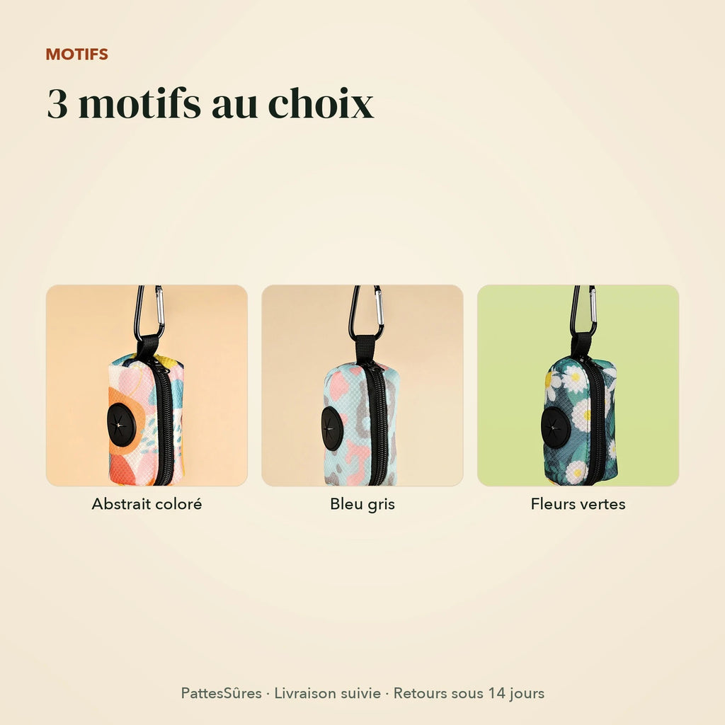 Les 3 motifs du distributeur de sacs