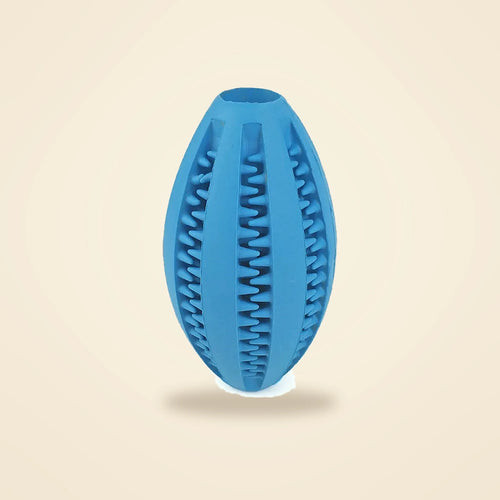 Balle distributrice de friandises pour chien bleue