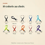 Les 10 coloris de l’attache de ceinture pour chien