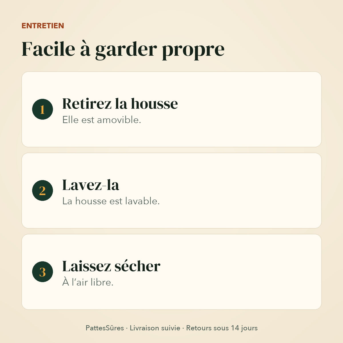 Entretenir le matelas : housse amovible et lavable