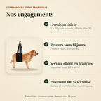 Nos engagements : livraison suivie, retours sous 14 jours, service client en français, paiement sécurisé