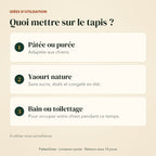 Idées d’utilisation du tapis de léchage